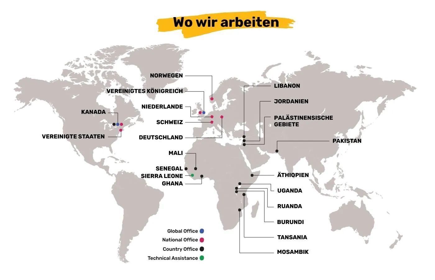 Map Countries